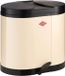 WESCO Eco-verzamelaar Prullenbak | 30 Liter | Duo Pedaalemmer (2x15 Liter) | Metaal - Amandel