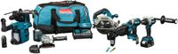 Makita DLX7031TX1 Accu combiset 7-delig 18V 5.0Ah in tas
