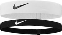 Nike Hairbands Flex 2 Pack Zwart/Wit