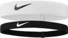 Nike Hairbands Flex 2 Pack Zwart/Wit
