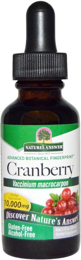 Natures Answer Cranberry extract alcoholvrij 1:1 1500 mg (30ML)