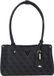 GUESS Meridian II Shoulder Satchel Bag Coal Logo donkergrijs