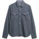 Superdry The Merchant Store Heavy Flannel Overhemd Heren Lange Mouwen Shirts