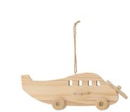 Bloomingville Mini Plane mobiel grenen naturel 25cm
