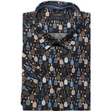 OLYMP Casual Modern Fit Chemise Manches courtes marine
