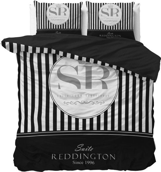 Sleeptime Reddington Dekbedovertrek - Tweepersoons - Zwart