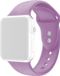 By Qubix - Siliconen sportbandje voor Apple Watch - Lichtpaars - 38/40/41/42mm
