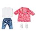 BABY born Jas-set met legging voor 43 cm poppen