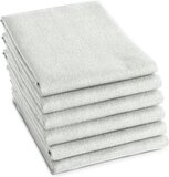 DDDDD Theedoeken Barbeque - Set van 6 - Katoen - Geruit - 65x65 cm - Wit