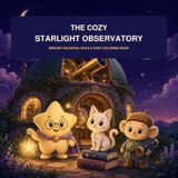 The Cozy Starlight Observatory: A Dreamy Celestial Bold & Easy Coloring Book for Adults and Teens