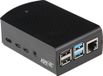 Joy-iT RB-ALUCASEP4+06 Boîtier Raspberry Pi Noir