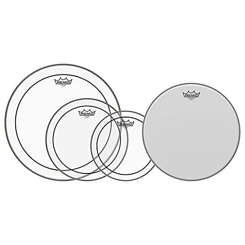 Remo Drumwerk bont Pro Pack Pinstripe transparant 12", 13", 16" + gratis 14" PP-0320-PS