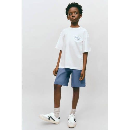 Mango Kids short medium blue denim