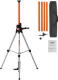 VEVOR Laserstatief Universeel Statief Bouwstatief voor Lasers en Waterpastoestellen Aluminium 1040-3400mm