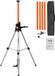 VEVOR Laserstatief Universeel Statief Bouwstatief voor Lasers en Waterpastoestellen Aluminium 1040-3400mm
