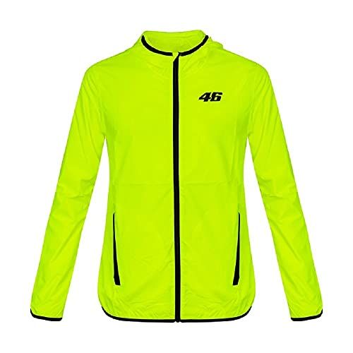 Vr46 Core Heren Core Raincoat jas, Fluo Geel, XS