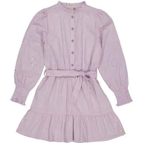 LEVV Little korte jurk broderie lila