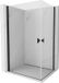 Mexen Mist-B Duo cabine de douche pivotante 85 x 75 cm, transparent, noir