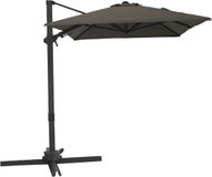 AXI Nyra Zweefparasol 200x300 cm Antraciet/taupe incl. Hoes