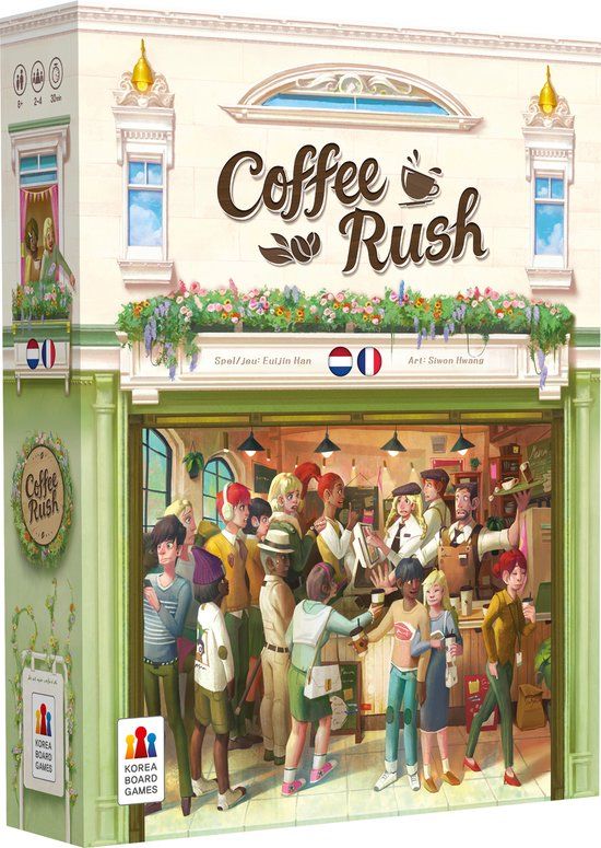 Korea Board Games - Coffee Rush - Nederlandstalig Bordspel - Geschikt voor 2-4 Spelers