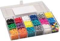 Snoli Bouchon en plastique assorti 1000 unités multicolore 4,5 mm