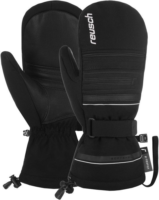 Reusch Conan R-TEX® XT Mitten Unisex Wintersporthandschoenen - Zwart - Wit
