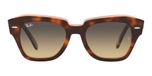 Ray-ban State Street Rb 2186 Sonnenbrille Unisex Havanna Quadratisch Braun 49mm