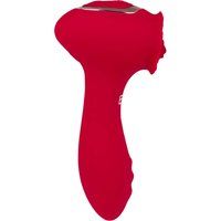 EIS Rozenvormige dubbele vibrator van siliconen, 12,5 cm
