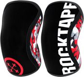 Rocktape Assassins Knee Sleeves - Kniebraces - Rood Camo - 7 mm - M