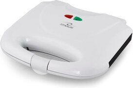 Titanum Tosti IJzer met grillplaat Panini - Wit - 700W