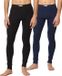 Timone Heren Thermobroek - Sport - Sporbroek - Lang - Katoen - TI-TI30-127 - 2-pack Zwart/Marineblauw - M
