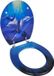 vidaXL Toiletbril - Dolfijn - MDF - Blauw