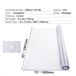 Merkloos PVC Tafelbeschermer - Rechthoekig Tafelkleed - 107 x 183 cm - 2,0 mm Dik - Transparant