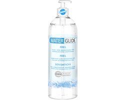 Waterglide - Feel glijmiddel 1 liter - Zwart - Neutraal - Waterbasis