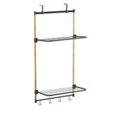 MSV Zoe Bamboo Drying Rack Black