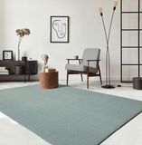 the carpet RELAX – Extra Zacht & Wasbaar Vloerkleed tot 30°C met Antislip Onderzijde – Blauw, 60 x 110 cm