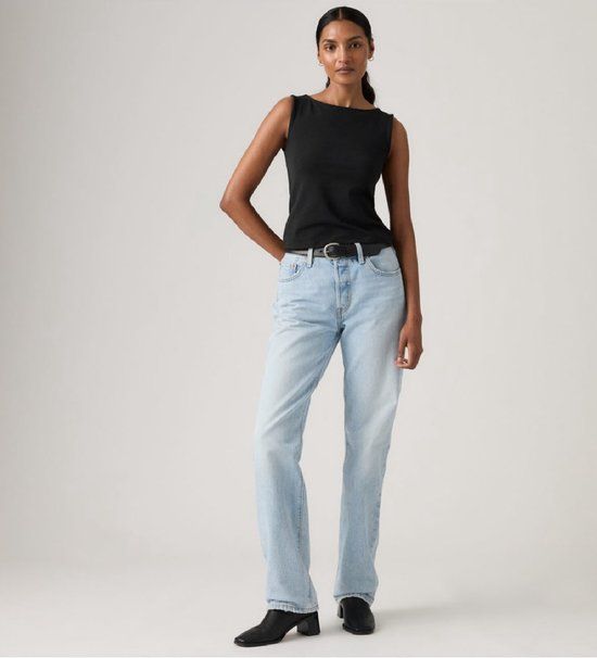 Levi's Jeans 501 90s Straight Fit Blauw Katoen W28 x L30