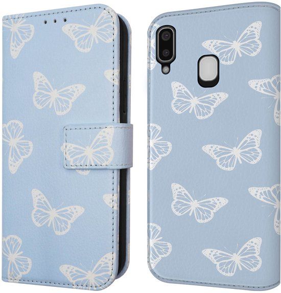 imoshion Design Bookcase - Samsung Galaxy A20e - Kunstleer - Butterfly