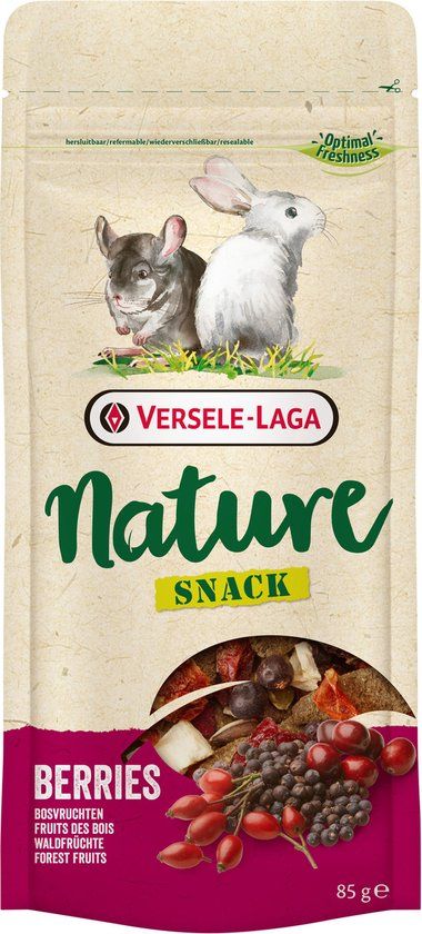 Versele-Laga Nature Snack Berries - Knaagdiersnack - Bessen 85 g