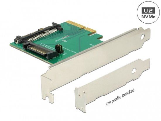 Delock PCI Express x4 Card > 1 x internal U.2 NVMe SFF-8639 male