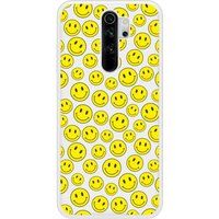 Redmi Bedrukt siliconen hoesje compatibel met Redmi Note 8 Pro Smiley