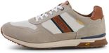 Camel Active Sneakers Heren Beige Leer Textiel Rits Binnenzijde Veters Maat 44
