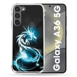 Cokitec Versterkte hoes voor Samsung Galaxy A36 5G Fantastic Dragon Blue