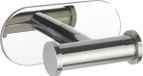 Wenko Turbo-Loc Orea Duo Dubbele Handdoekhaak RVS Glanzend