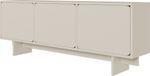 Selsey WUWU - TV-meubel met 3 deuren, grijs, 150 cm