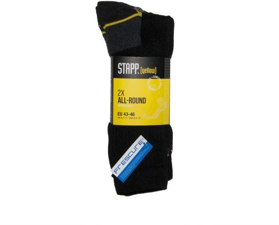 Stap, P. 4410 Yellow Allround Zwart Sokken 39/42