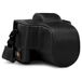MegaGear MG1883 Ever Ready lederen cameratas compatibel met Fujifilm X-T200 (XC15-45mm) - zwart
