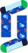 Happy Socks unisex sokken crocodile blauw