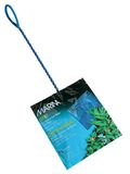 Marina Fijn zacht gaas visnet met kunststof gecoat handvat, 15 cm/ 6-inch, blauw