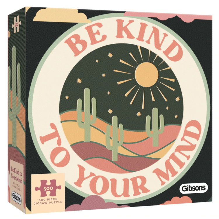 Gibsons Be Kind to Your Mind - Gift Box Puzzel (500 stukjes)